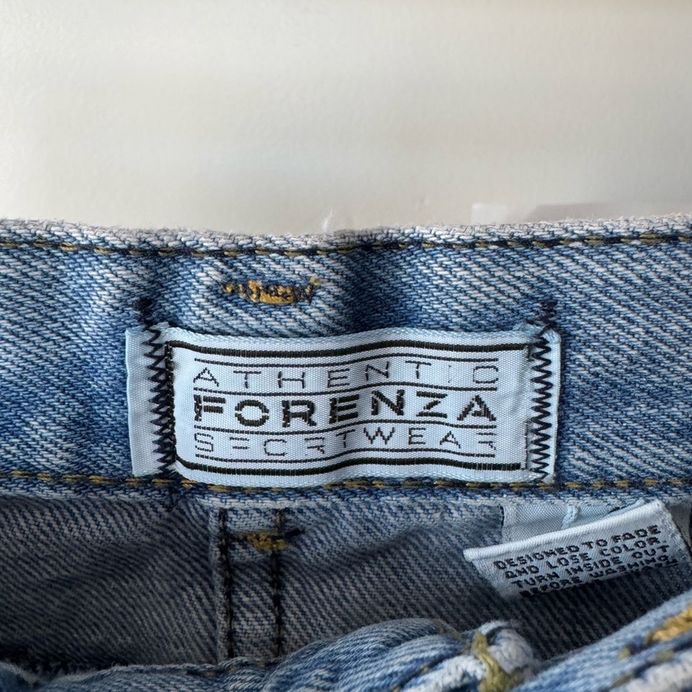 Vintage 80’s Forenza Light Stonewash High Rise Tapered Jeans Sz 26 - Picture 3 of 13